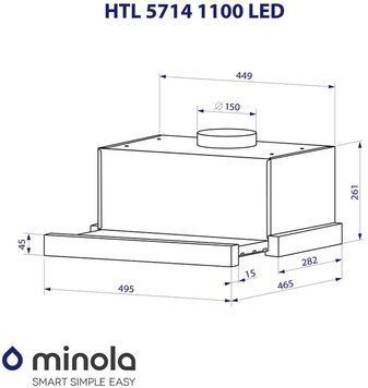 Витяжка телескопічна Minola HTL 5714 WH 1100 LED 627966ua фото