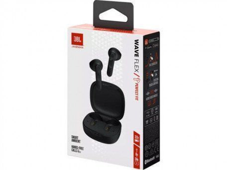Наушники TWS JBL Wave Flex Black (JBLWFLEXBLK) 533249ua фото