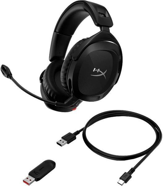 Навушники з мікрофоном HyperX Cloud Stinger 2 Wireless Black (676A2AA) 467343ua фото