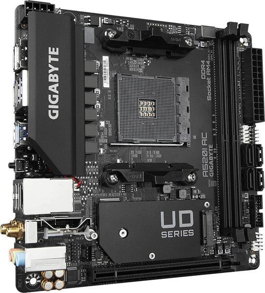 Материнська плата Gigabyte A520I AC 343193ua фото
