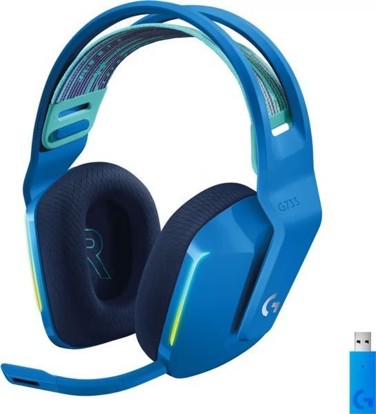 Компьютерная гарнитура Logitech Lightspeed Wireless RGB Gaming Headset G733 Blue (981-000943) 315349ua фото