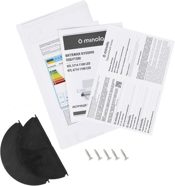 Витяжка телескопічна Minola HTL 5714 WH 1100 LED 627966ua фото