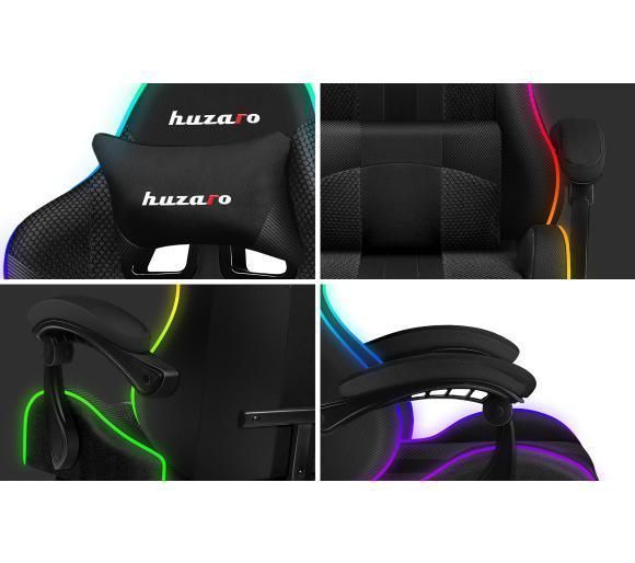 Комп'ютерне крісло для геймера Huzaro Force 4.7 RGB Mesh Black (2123-19361) 381039 фото