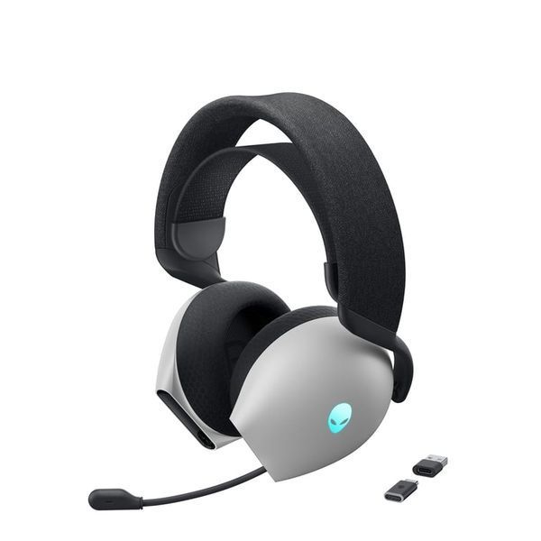 Навушники з мікрофоном Dell Alienware Dual Mode AW720H Lunar Light 476838 фото