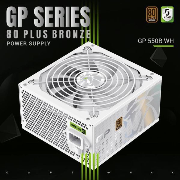 Блок живлення GameMax GP-550B WH 627742ua фото