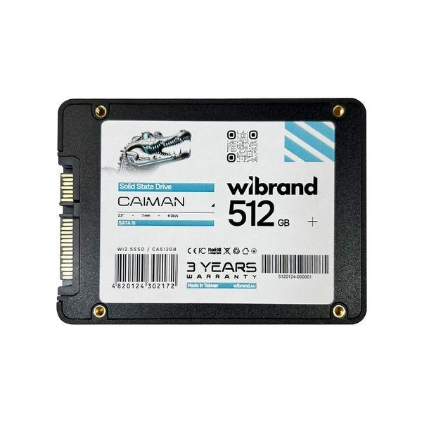 SSD накопитель Wibrand Caiman 512GB 2.5 (WI2.5SSD/CA512GB) 627135ua фото