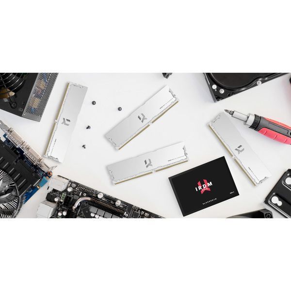 Пам'ять для настільних комп'ютерів Goodram 16 GB (2x8GB) DDR4 3600 MHz IRDM PRO White (IRP-W3600D4V64L18S/16GDC) 630753ua фото