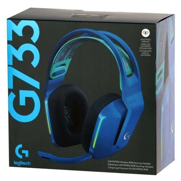 Компьютерная гарнитура Logitech Lightspeed Wireless RGB Gaming Headset G733 Blue (981-000943) 315349ua фото