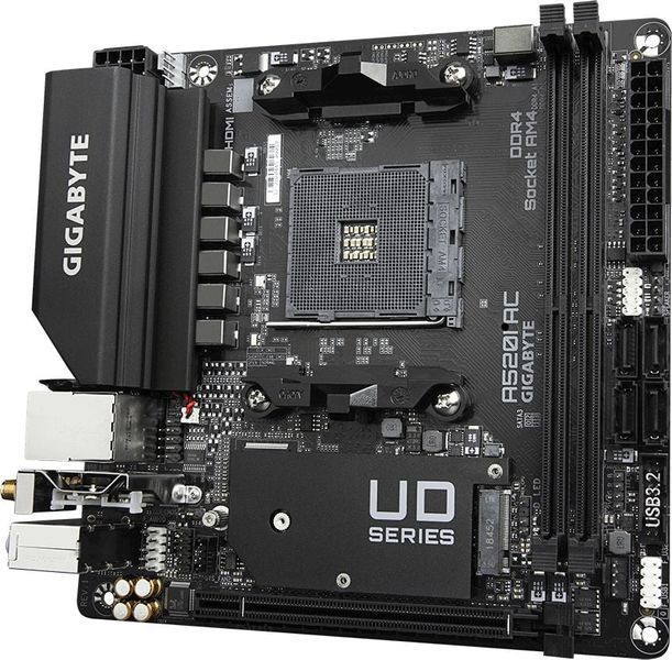Материнська плата Gigabyte A520I AC 343193ua фото