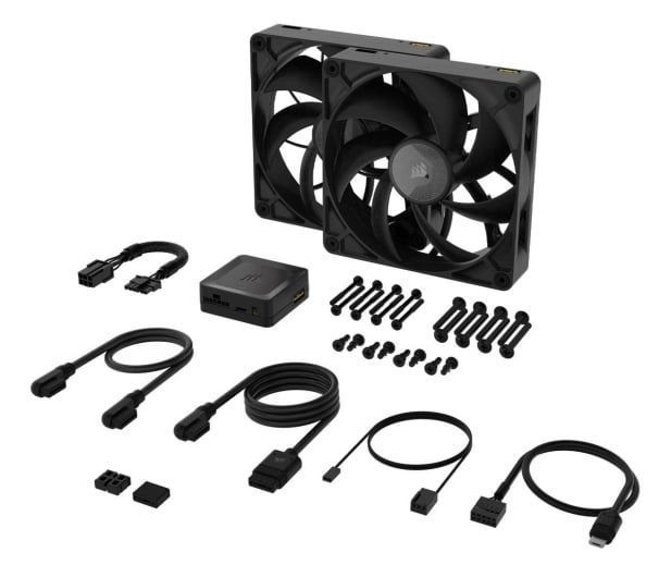 Вентилятор Corsair iCUE LINK RX120 MAX PWM Black 2-Pack (CO-9051044-WW) 569715 фото