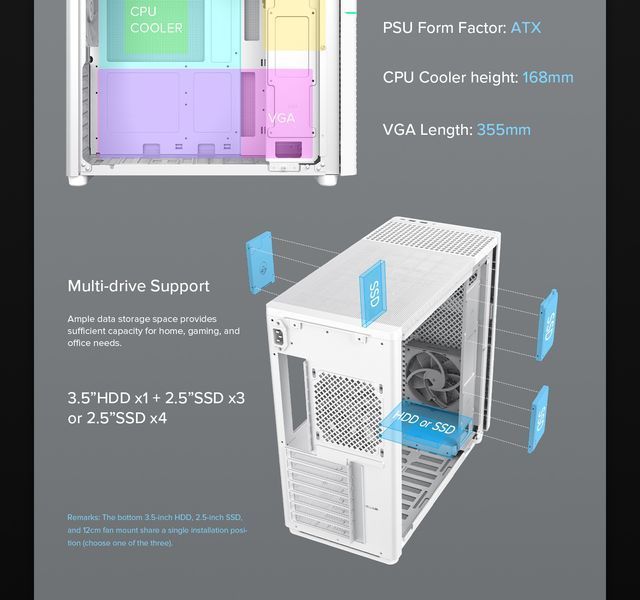 Корпус GameMax P31 WH 628377ua фото