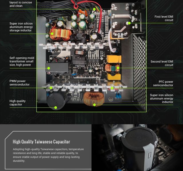 Блок живлення GameMax GP-550B WH 627742ua фото