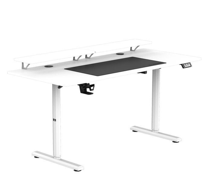 Геймерський ігровий стіл Ultradesk Highlander XXL White (UDESK-HGXL-WT) 528521 фото
