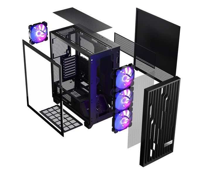 Корпус Modecom Volcano Perun Apex ARGB Black (AT-PERUN-4F-ARGB-10-000000-0002) 528762 фото