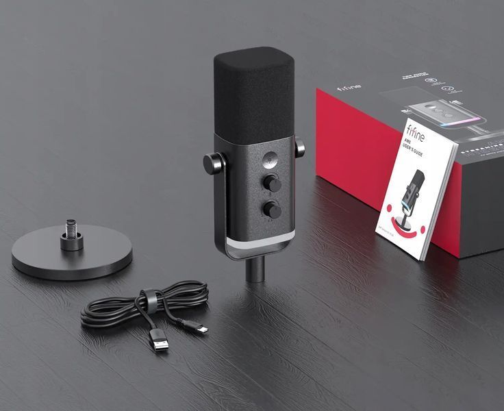 Микрофон студийный/ для стриминга, подкастов Fifine AmpliGame AM8 568742ua фото