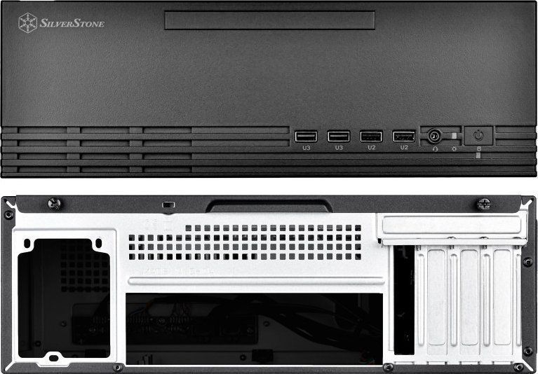 Корпус SilverStone Milo Slim Black (SST-ML11B) 542125 фото