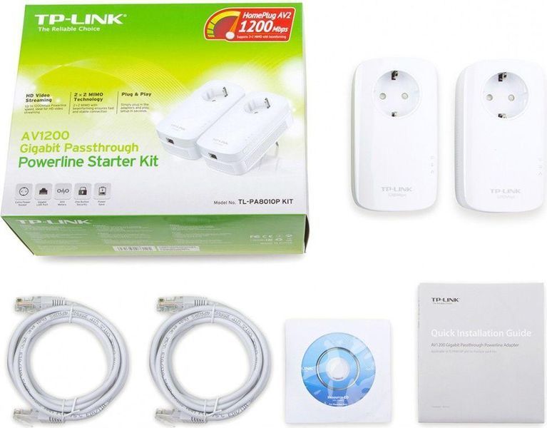 Powerline-адаптер TP-Link TL-PA8010PKIT 194815ua фото