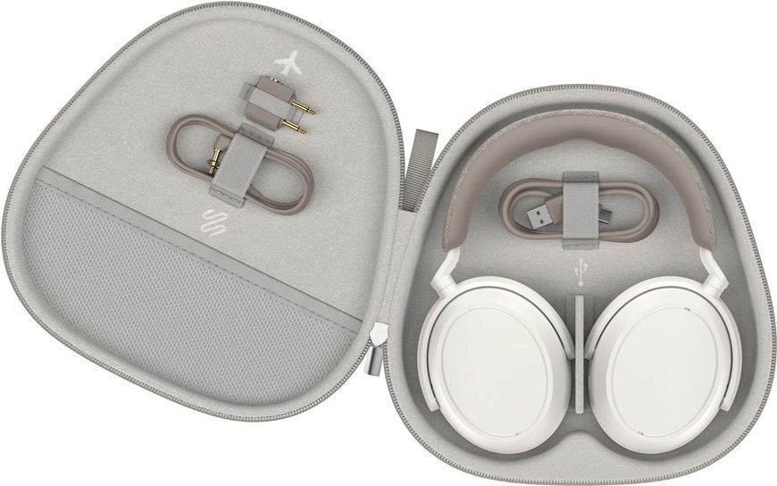 Наушники с микрофоном Sennheiser MOMENTUM 4 Wireless White (509267) 427639 фото