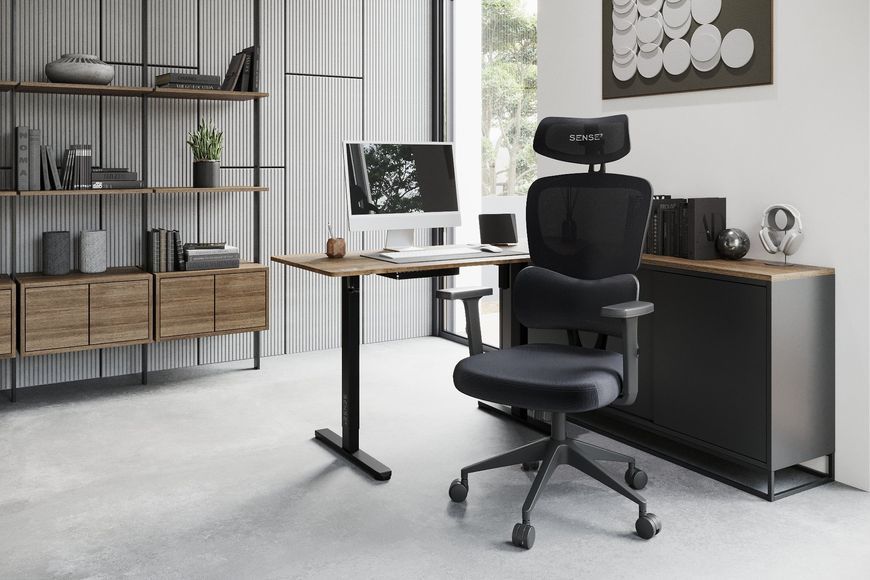 Офісне крісло Sense7 Veno Black 548605 фото