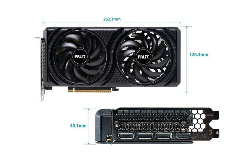 Відеокарта Palit RTX 5060 Infinity 2 OC 8G (NE75060V19P1-GB2063L) 619073ua фото
