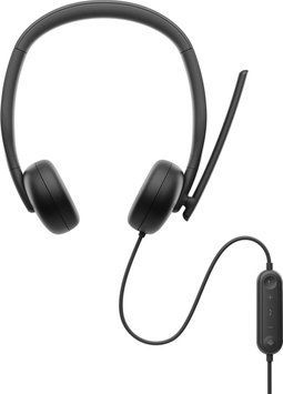 Навушники з мікрофоном Dell Pro Stereo Headset Black (WH3024) 521176ua фото