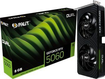 Видеокарта Palit GeForce RTX 5060 Dual (NE75060019P1-GB2063D) 590738ua фото