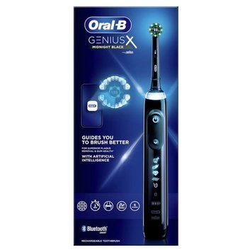 Електрична зубна щітка Oral-B Genius X D706.513.6X Midnight Black 570665 фото