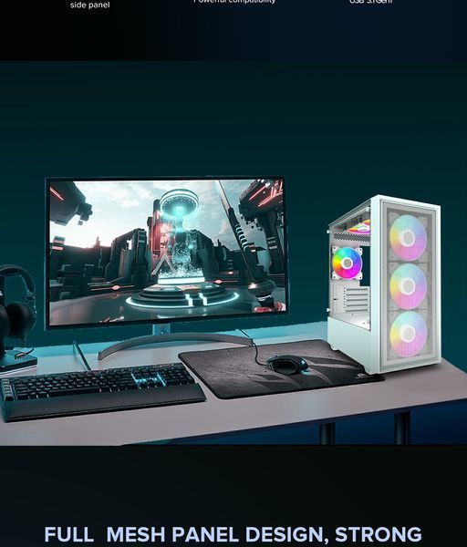 Корпус GameMax Storm White 630535ua фото