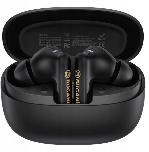 Наушники TWS Bugani Freebuds B20 Black 618231 фото
