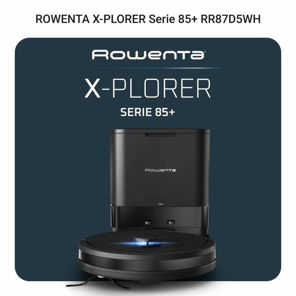 Робот-пилосос з вологим прибиранням Rowenta X-Plorer Serie 85+ RR87D5WH 623717ua фото