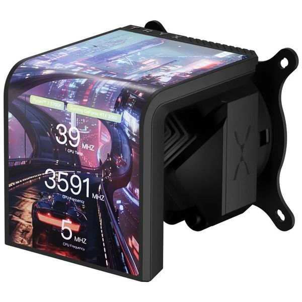 Водяное охлаждение Tryx Panorama SE ARGB 360 Black (L-P360L-AM3M-G0K) 585567 фото