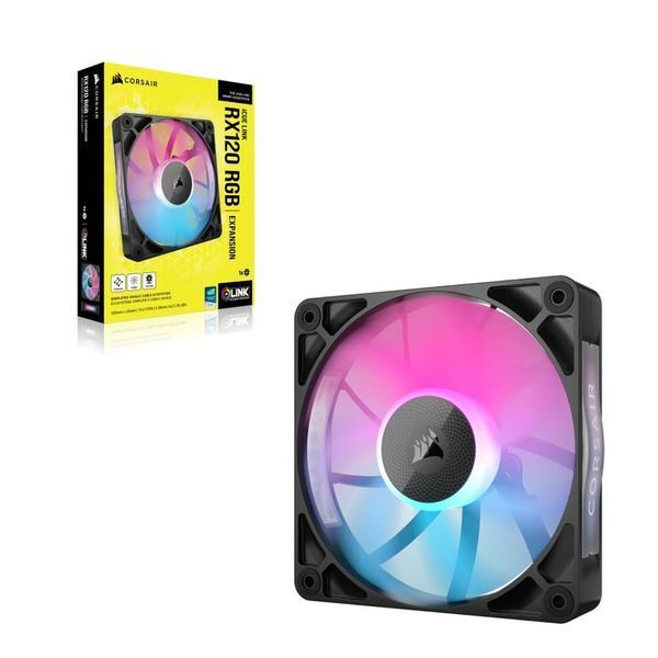 Вентилятор Corsair iCUE Link RX120 RGB 120mm PWM Expansion (CO-9051017-WW) 516709 фото