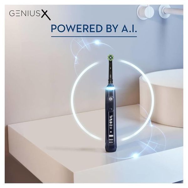 Электрическая зубная щетка Oral-B Genius X D706.513.6X Midnight Black 570665 фото