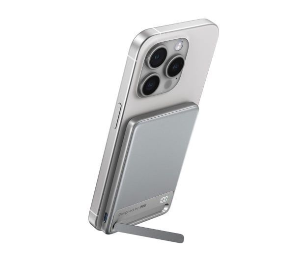Зовнішній акумулятор (павербанк) INIU MagPro Slim 5000mAh 45W Silver (P75-P1-WT) 618126 фото