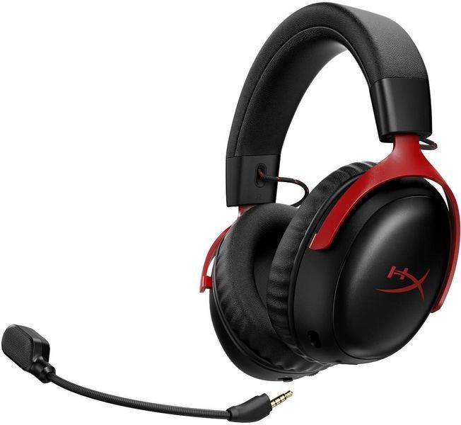 Наушники с микрофоном HyperX Cloud III S Wireless Black/Red (A59Z0AA) 608436ua фото