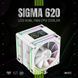 Воздушное охлаждение GameMax Sigma 620 White (SIGMA 620 WH) 628609ua фото 2