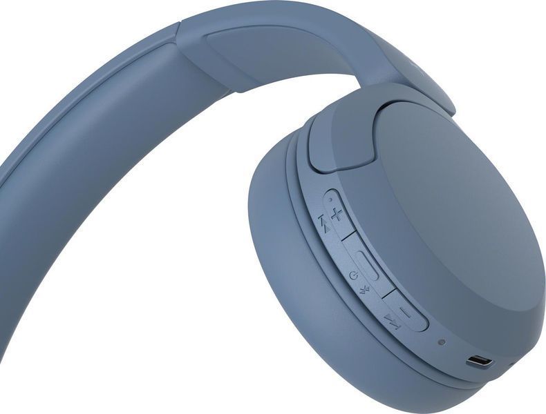 Наушники с микрофоном Sony WH-CH520 Blue 467335ua фото