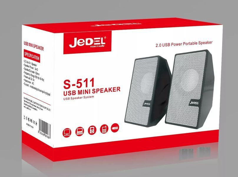 Акустические колонки Jedel S-511 Black 622559ua фото