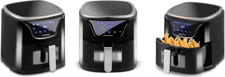 Мультипечь (аэрофритюрница) Berdsen BD-652 Black/Silver 552241 фото