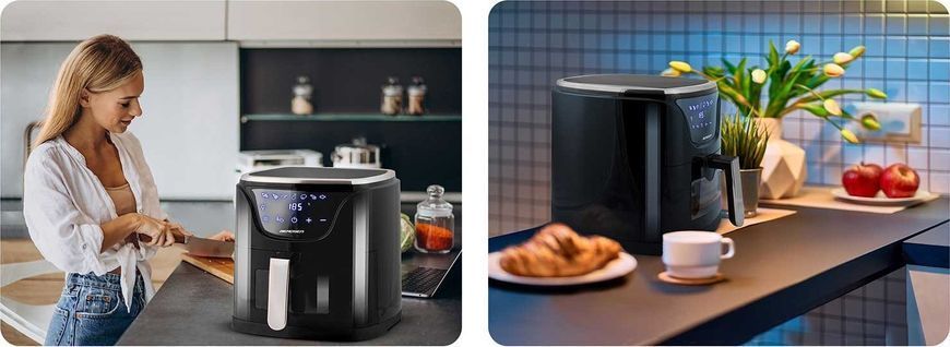 Мультипечь (аэрофритюрница) Berdsen BD-652 Black/Silver 552241 фото