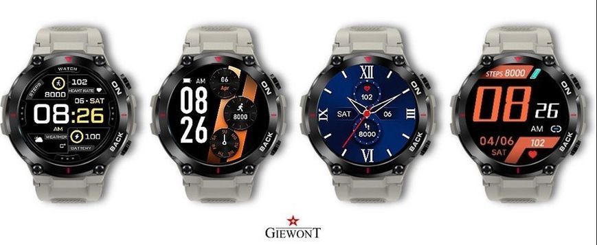Смарт-годинник Giewont GW460-3 Gray 621734 фото