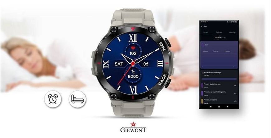 Смарт-годинник Giewont GW460-3 Gray 621734 фото
