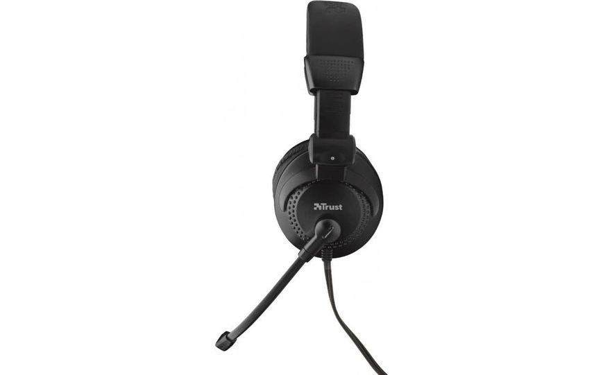 Наушники с микрофоном Trust Como Headset Black (16659) 628548ua фото