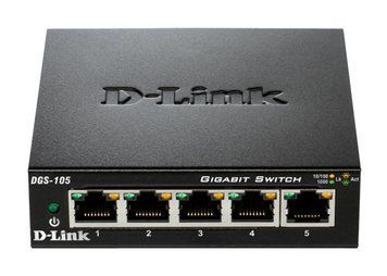 Коммутатор неуправляемый D-Link DGS-105 205307ua фото