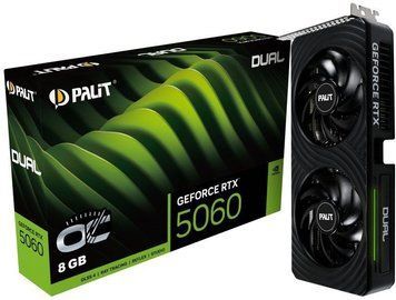 Видеокарта Palit GeForce RTX 5060 Dual OC (NE75060S19P1-GB2063D) 590739ua фото