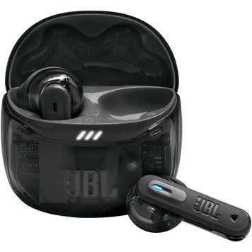 Наушники TWS JBL Tune Flex 2 Ghost Black (JBLTFLEX2GBLK) 623367ua фото