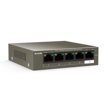 Комутатор некерований Tenda TEF1105P-4-38W 503672ua фото