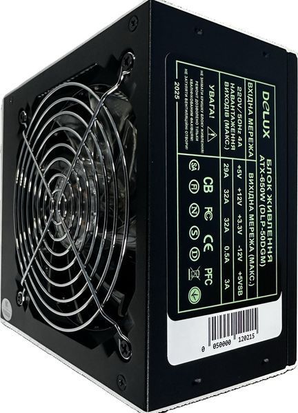 Блок живлення Delux DLP-50DGM 650W 577318ua фото