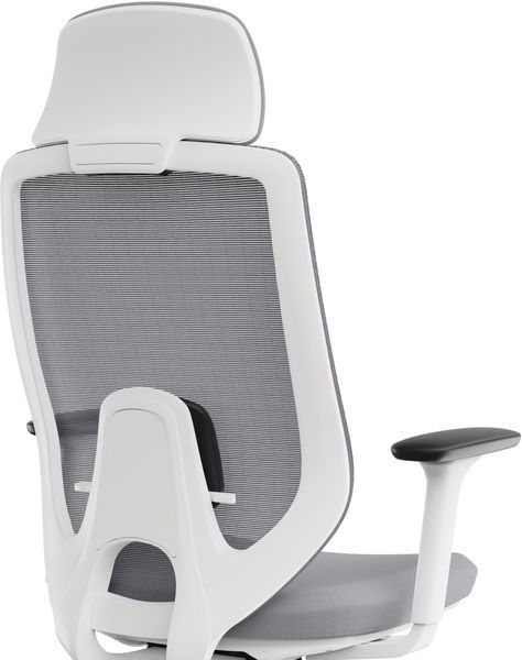 Офісне крісло для персоналу Sense7 Nakai White/Gray 621003 фото