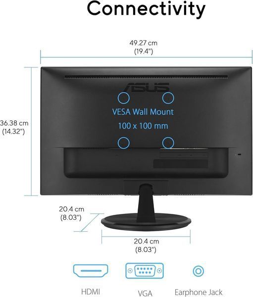 Монітор Asus VP227HF (90LM0880-B01O71) 623262ua фото